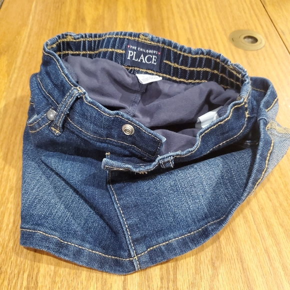 The Children's Place Denim Skirt with Built in Shorts 18-24M (months) - Picture 9 of 14